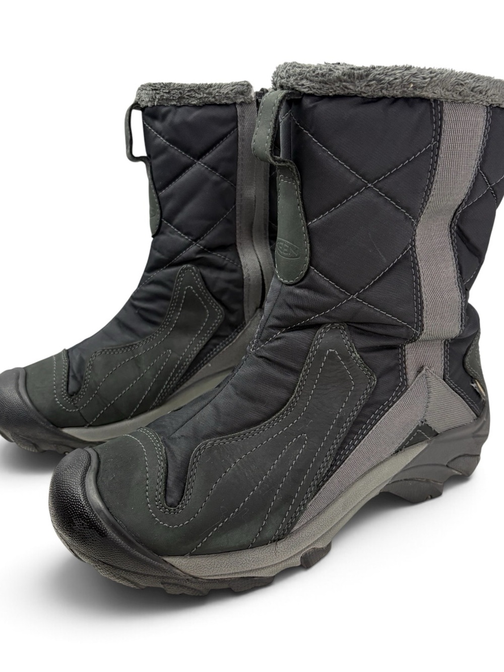 KEEN Women’s Hoodoo III Tall Waterproof Winter Outdoor Boots Black & Gray 9